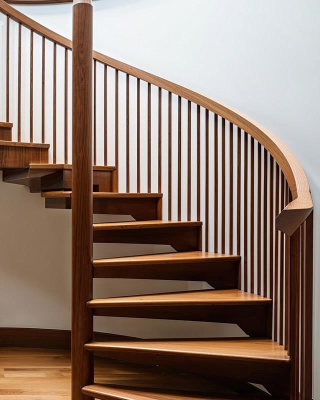 Escaleras de madera a medida en Muros