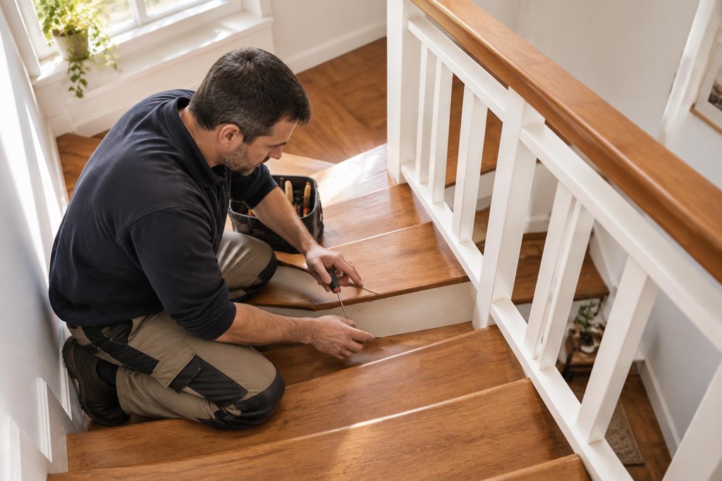 ¿Por qué cruje su escalera de madera? Causas y cómo solucionarlo