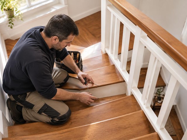 ¿Por qué cruje su escalera de madera? Causas y cómo solucionarlo